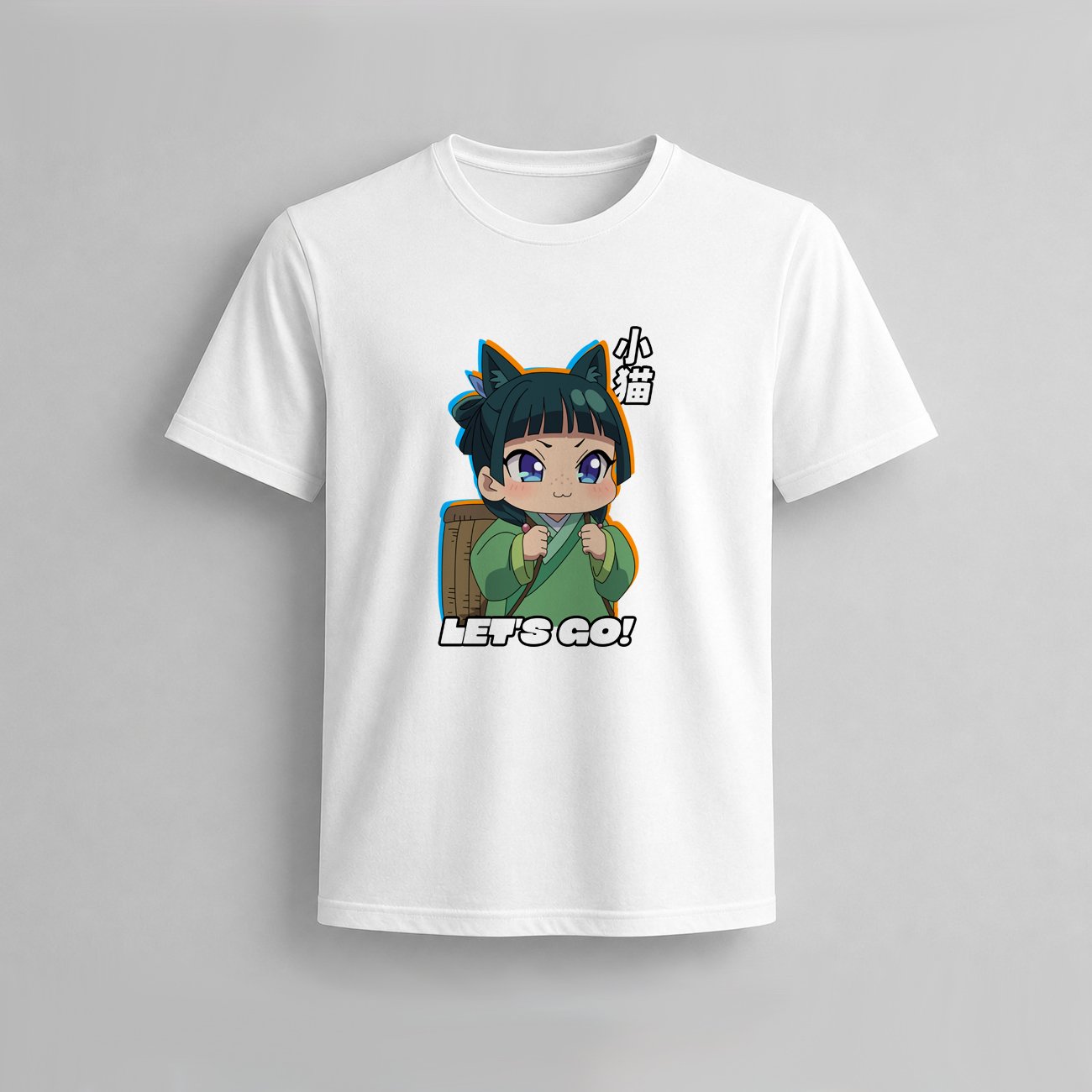 Playera Maomao Chibi Cat