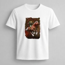 Playera Zelda Ocarina Remake Link Epona
